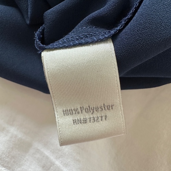 NWOT Disney by LC Blue Polka Dot Collar Sleeveless Blouse - Picture 6 of 7